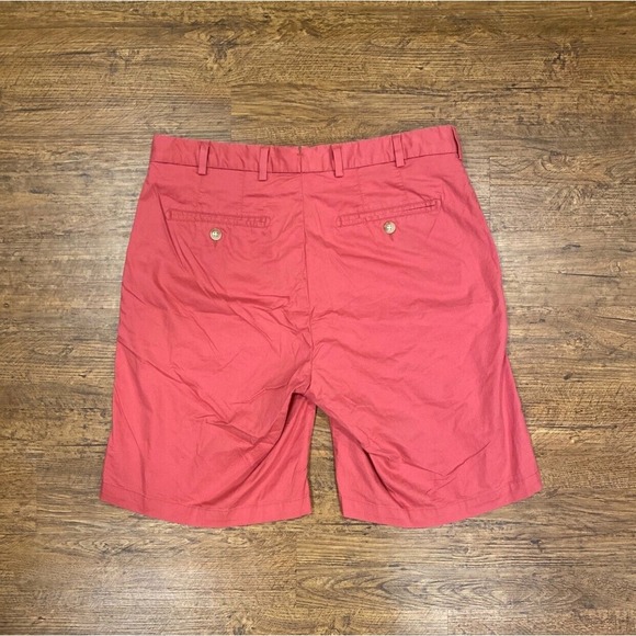 Peter Millar Pink Flat Front Active Casual Chino Golf Shorts‎ Bermuda Men's 32x9 - Picture 2 of 8